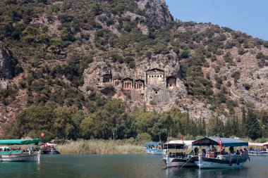  Dalyan, Türkiye'de Likya mezar