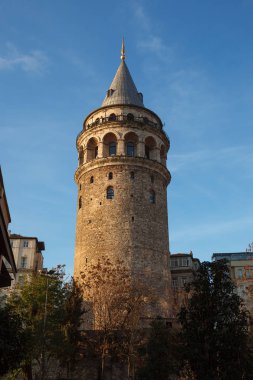 Galata tower in  Istanbul clipart