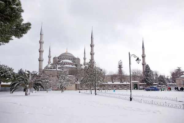 Sultan Ahmet náměstí v zimě — Stock fotografie