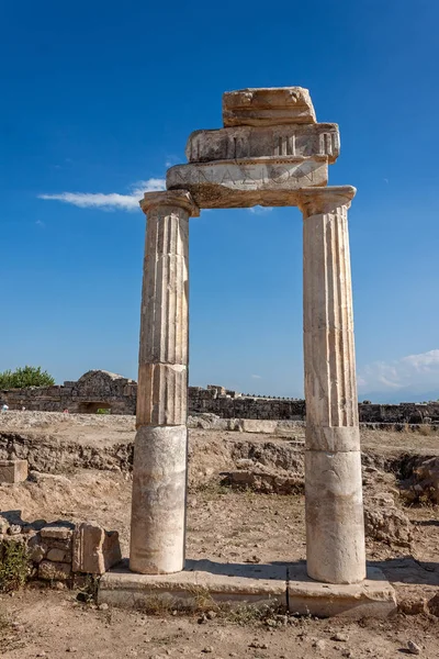 Natuur monumenten in Turkije - Pamukkale — Stockfoto