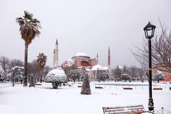 Ayasofya'nın kışın — Stok fotoğraf