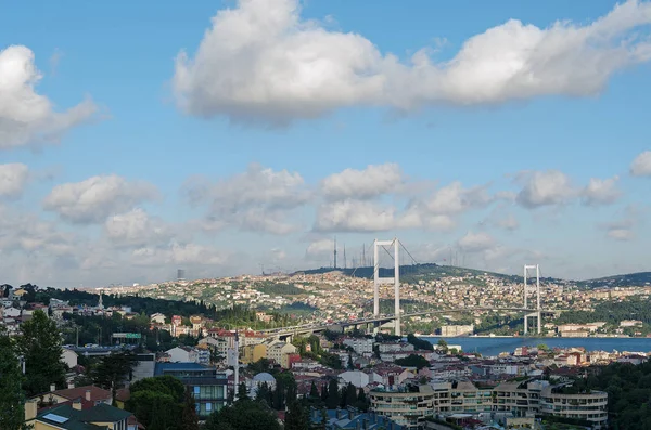 Γέφυρα Βοσπόρου ηλιόλουστη ημέρα — Φωτογραφία Αρχείου