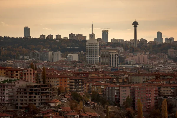Ankara, Sheraton i Atakule — Zdjęcie stockowe