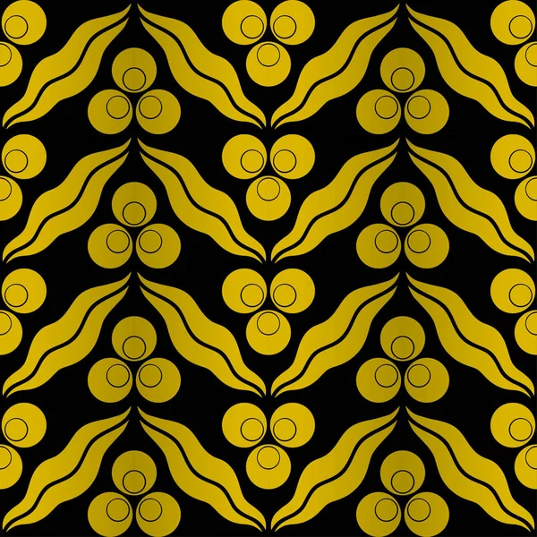 Traditional ottoman cintamani seamless pattern — Stock Vector