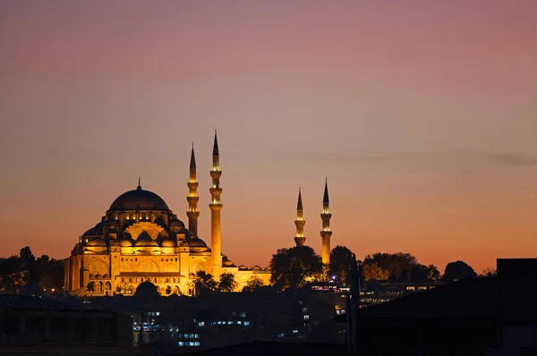 苏莱曼清真寺伊斯坦布尔 — 图库照片