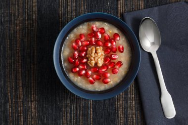 Geleneksel Türk tatlısı Aşure - Noah'ın puding