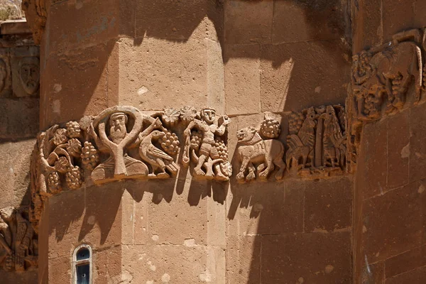 Reliefs Akdamar Church Lake Van Eastern Turkey — Stock Photo, Image
