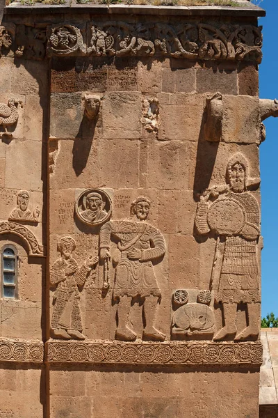Reliefs Église Akdamar Lac Van Turquie Orientale — Photo