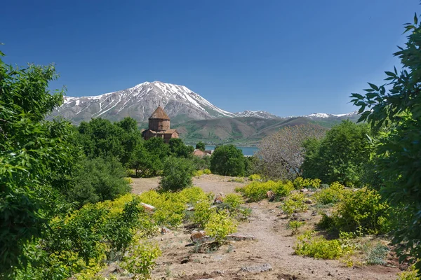 Increíble Arquitectura Antigua Isla Akdamar Este Turquía —  Fotos de Stock