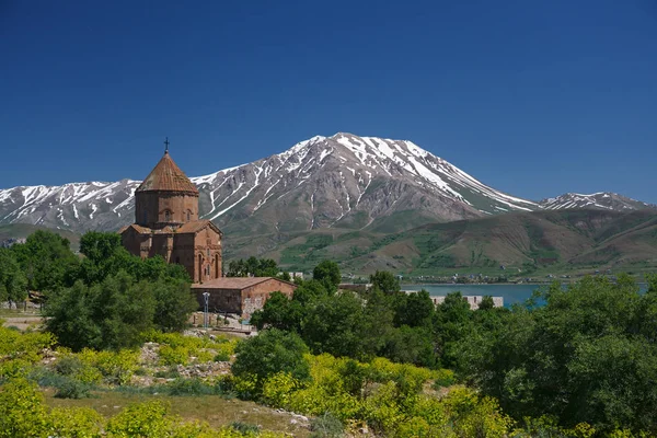 Étonnante Architecture Antique Île Akdamar Turquie Orientale — Photo