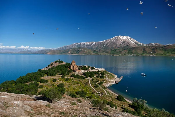 Isola Akdamar Turchia Orientale — Foto Stock