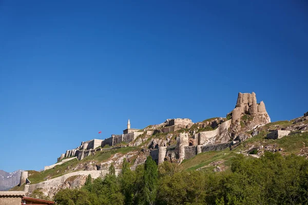 Крупнейшая Крепость Древнего Королевства Ван Массивная Каменная Крепость Ван Турция — стоковое фото