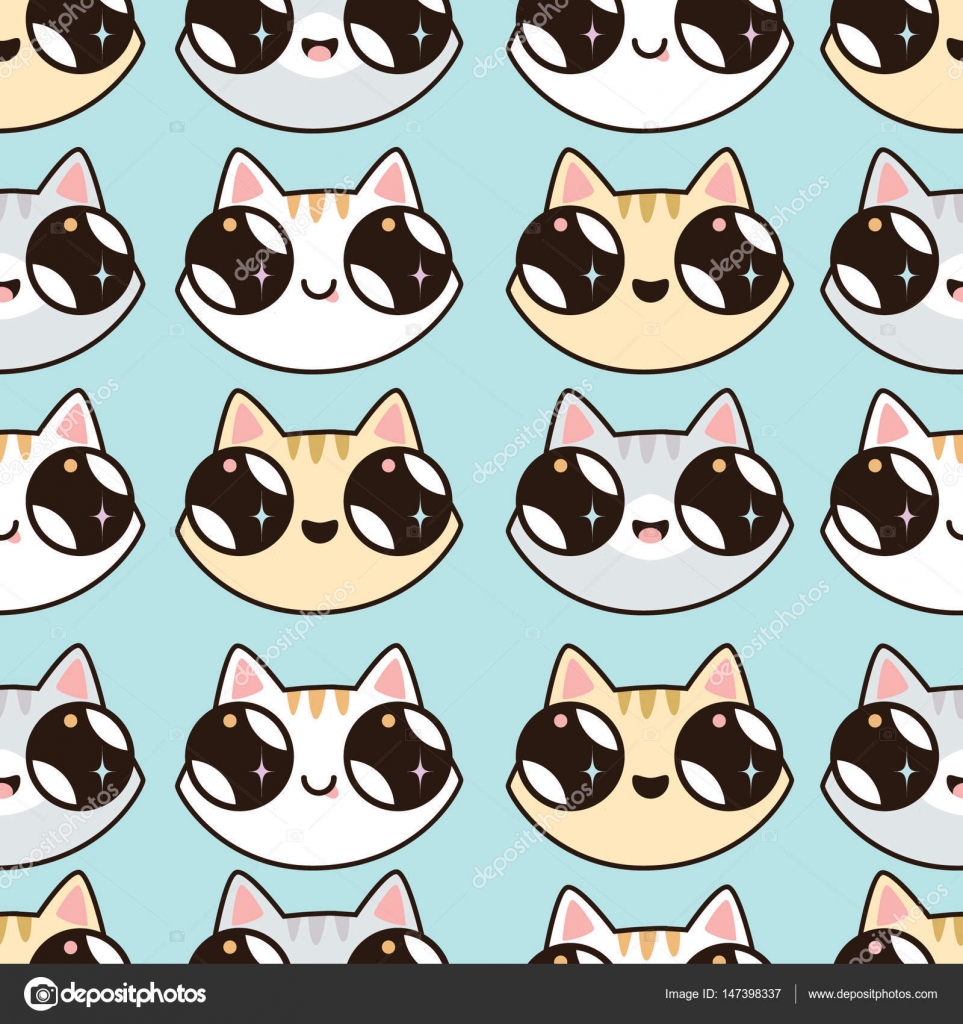 かわいい子猫 Eamless パターン かわいい漫画猫 Diff のシームレス パターン ストックベクター C Dafna93 かわいい子猫 Eamless パターン かわいい漫画猫 Diff のシームレス パターン ストックベクター C Dafna93