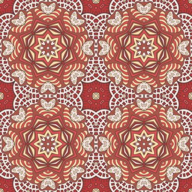 Sorunsuz doodle desen. Renkli arka plan. Etnik motifleri