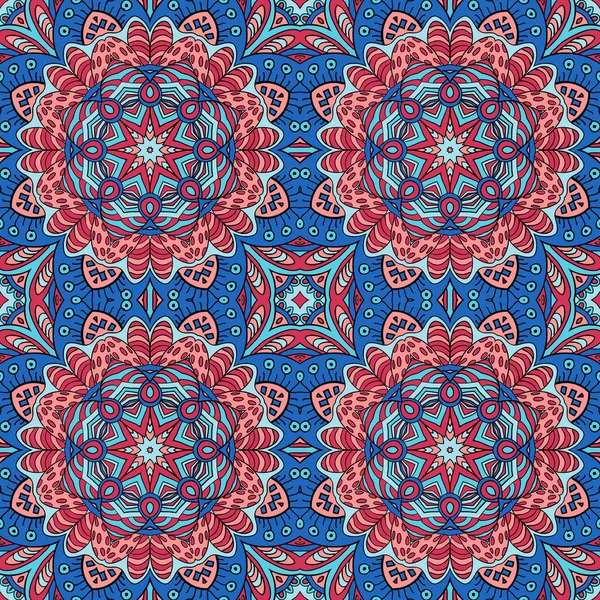 Sorunsuz doodle desen. Renkli arka plan. Etnik motifleri