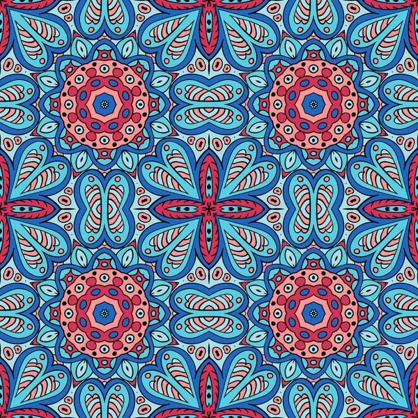 Sorunsuz doodle desen. Renkli arka plan. Etnik motifleri