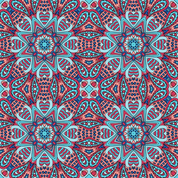 Sorunsuz doodle desen. Renkli arka plan. Etnik motifleri