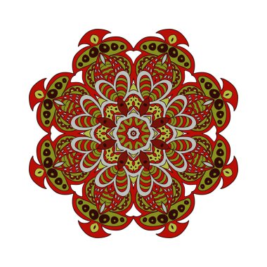 Mandala çizimi doodle