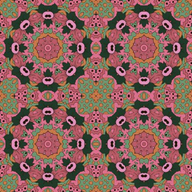 Mandala. Zentangl sorunsuz süsleme