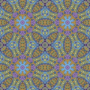 Mandala. Zentangl sorunsuz süsleme