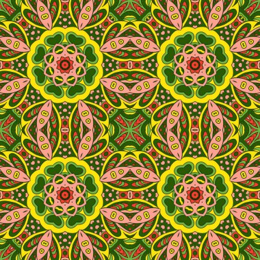 Mandala. Zentangl sorunsuz süsleme