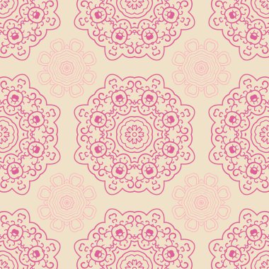 Dikişsiz doodle desen