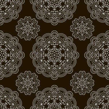 Dikişsiz doodle desen