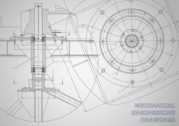 기계 공학 드로잉 — 스톡 벡터