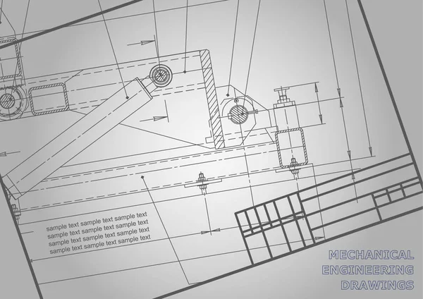 Desenho de Engenharia Mecânica —  Vetores de Stock