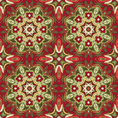Mandala. Zentangl süsleme yaratıcılık için. Oryantal motifler. Sakin ol, meditasyon. Çiçek