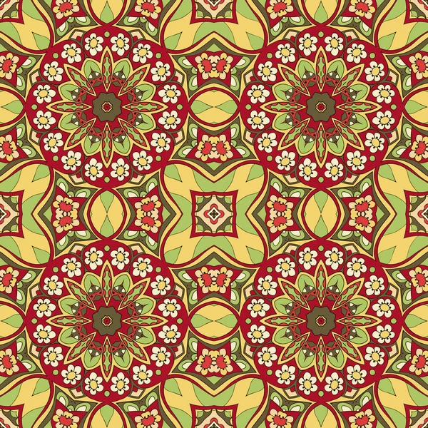 Mandala. Zentangl Schmuck für Kreativität. orientalische Motive. Entspannung, Meditation. Blume — Stockvektor