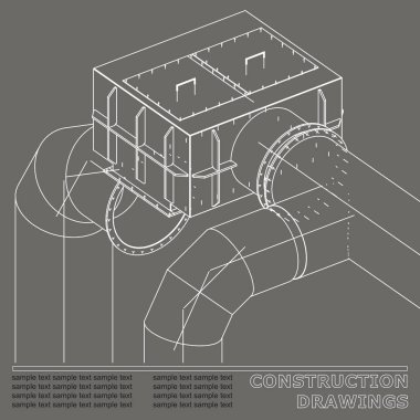 Mühendislik Çizim. Planları. Kapak. Mühendislik tasarım