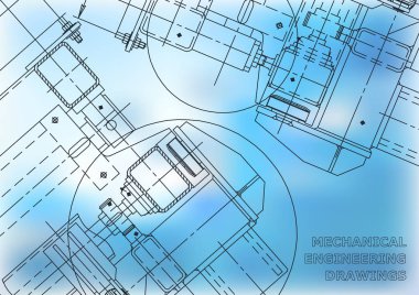 Mühendislik çizimleri. Arka plan Yazıt için. Kapak, kurumsal kimlik