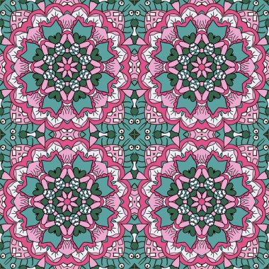 Mandala. Şark süsleme rahatlatıcı. Doodle çizim sorunsuz