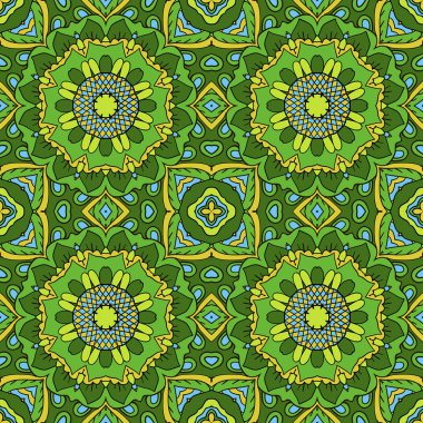 Mandala. Şark süsleme rahatlatıcı. Doodle çizim sorunsuz