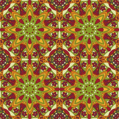  Çizim doodle. Geleneksel sorunsuz süs. Rahatlatıcı resmi