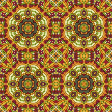  Çizim doodle. Geleneksel sorunsuz süs. Rahatlatıcı resmi