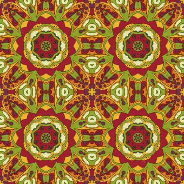  Çizim doodle. Geleneksel sorunsuz süs. Rahatlatıcı resmi