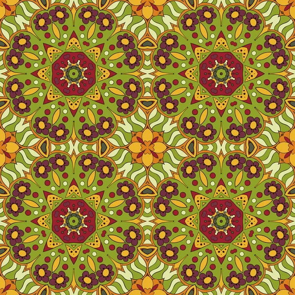  Çizim doodle. Geleneksel sorunsuz süs. Rahatlatıcı resmi