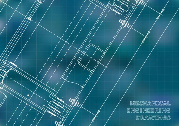 Відбитки. Обкладинка. Інженерне креслення. Інженерне проектування — стоковий вектор