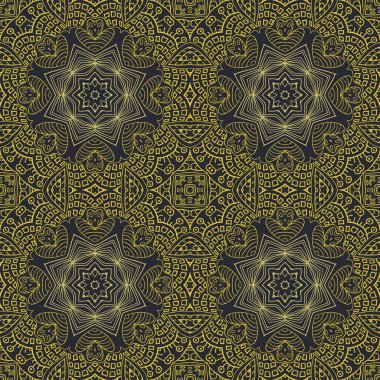 Sorunsuz doodle desen. Etnik motifleri gri