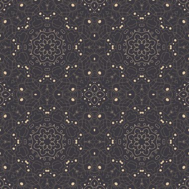 Mandala. Zentangl sorunsuz süsleme. Sakin ol. Meditasyon. Gri