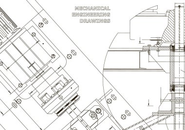 Planları. Mekanik inşaat. Teknik tasarım. Kapak. Afiş. Beyaz