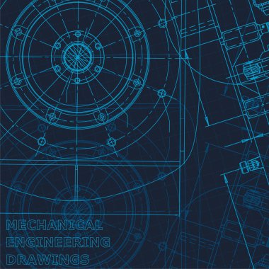 Teknik siber uzay, kurumsal kimlik. Ayrıntılı plan. Vektör mühendisliği illüstrasyonu