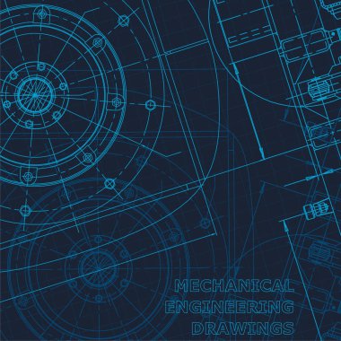 Teknik siber uzay, kurumsal kimlik. Ayrıntılı plan. Vektör mühendisliği illüstrasyonu