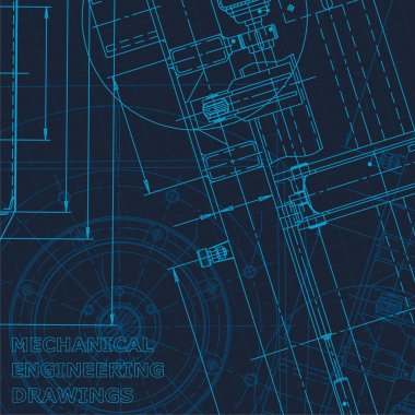 Teknik siber uzay, kurumsal kimlik. Ayrıntılı plan. Vektör mühendisliği illüstrasyonu