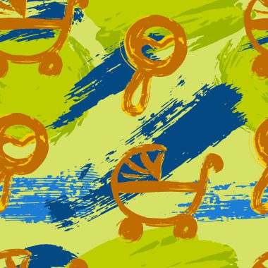 soyut sanat seamless modeli