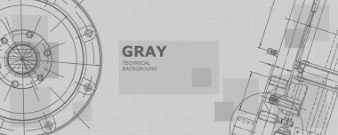 Makine mühendisliği çizimi. Soyut çizim. Mühendislik teknolojisi duvar kağıdı