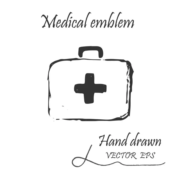 Ikona sáček první pomoci — Stockový vektor