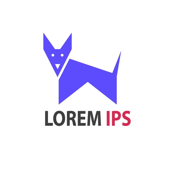 El logo del perro azul — Archivo Imágenes Vectoriales